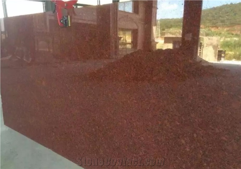 India Imperial Red Granite Polished Slabs & Tiles