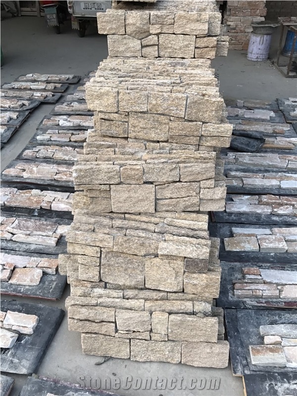 Ledge Cement Stone Panel for Exterior Wall