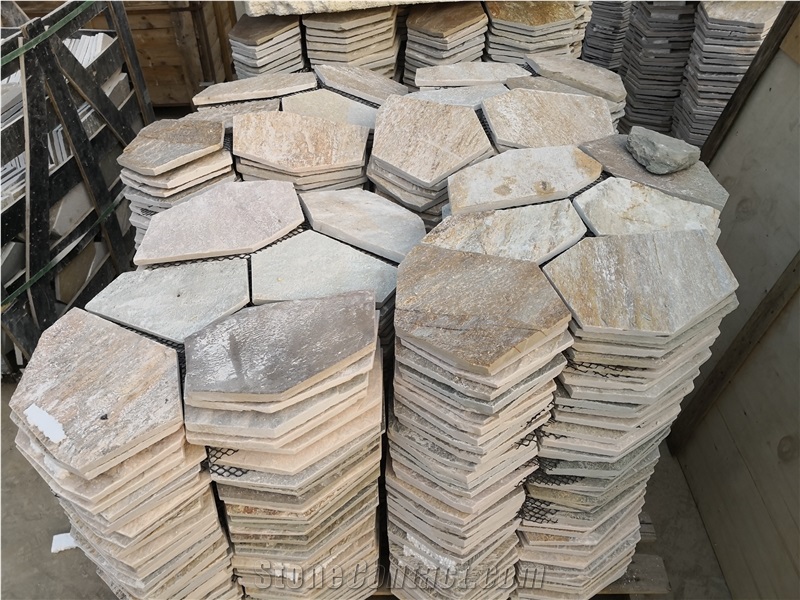 Manufactured Stone Flagstone Pavers