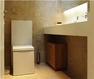 Natural Polished Jura Beige Limestone Slabs