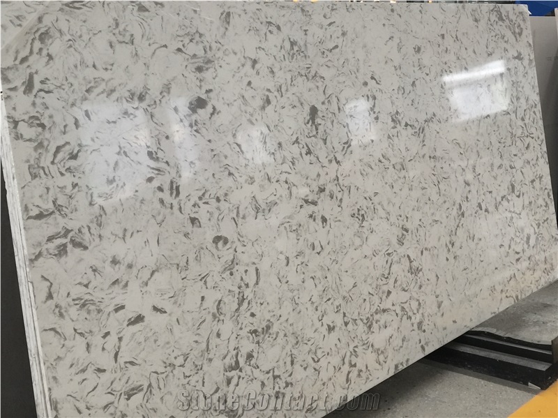 New Calacatta Statuary White Quartz Slabs Msq1902