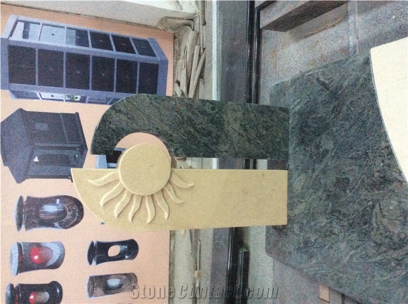 New Design Single Monument Engraved Headstones