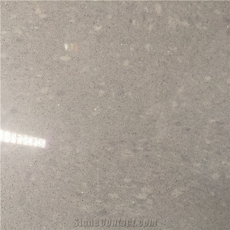 Polished Carrara White Quartz Kitchen Slab Msq1219