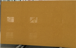 Polished Crystal Yellow Quartz Stone Slabs 1216