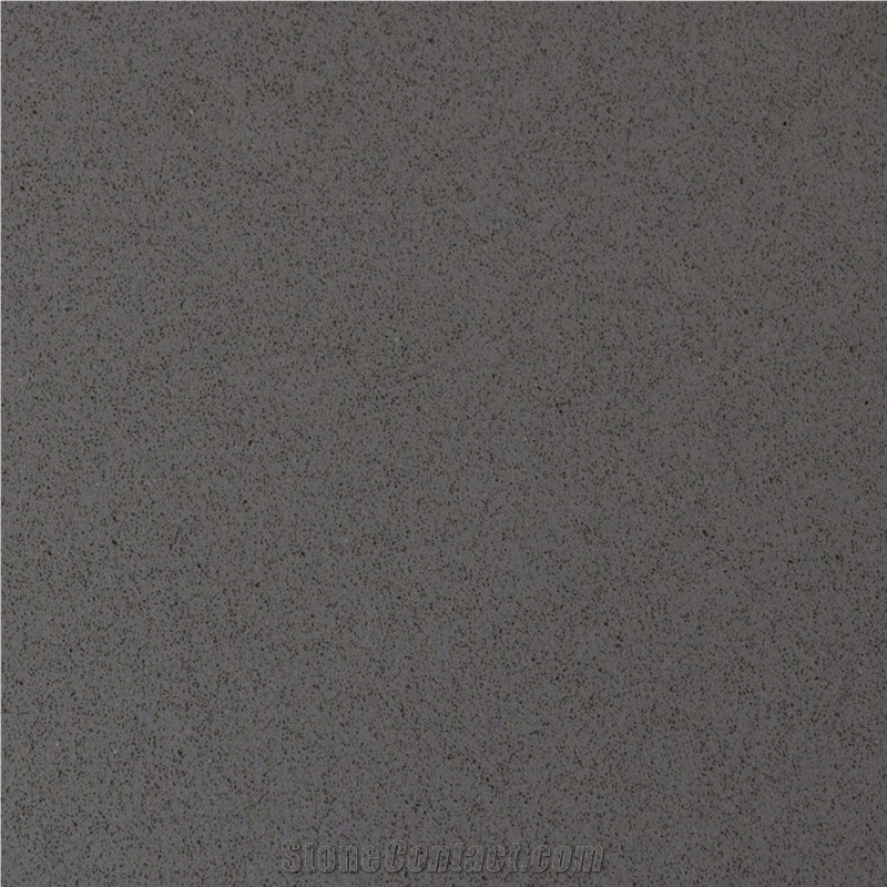 Polished Dark Grey Quartz Stone Kitchen Slabs 1560