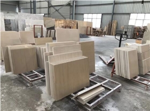 Polished Moca Limestones Tiles for Wall Cladding