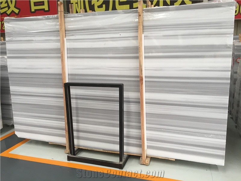 Polished Tureky Eqvator White Marble Flooring Tile