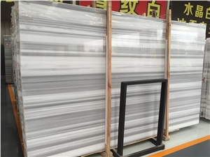 Polished Tureky Eqvator White Marble Flooring Tile