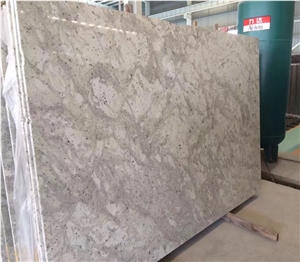Polished White Color Andromeda Granite Slabs