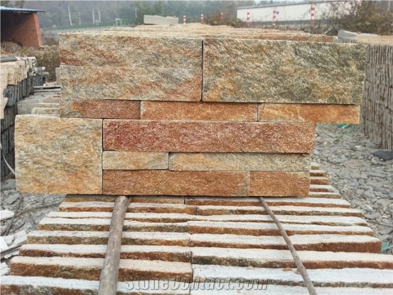 Rusty Yellow Color Culture Stone Tiles