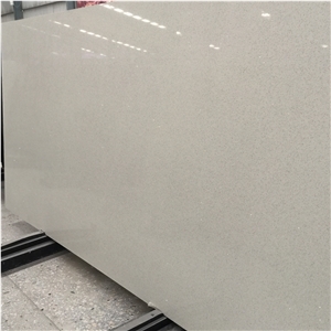 Sparkling Cream Quartz Stone Kitchen Slabs 2026