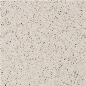 Sparkling Cream Quartz Stone Kitchen Slabs 2026