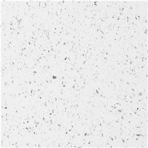 Sparkling Grey Quartz Stone Slabs for Vanity 4020