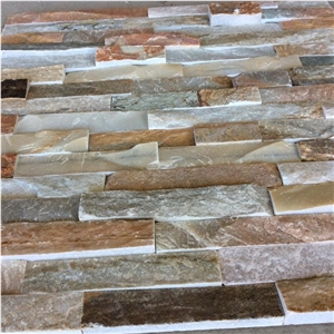 Stacked Z Culture Stone Veneer Multicolor Slate