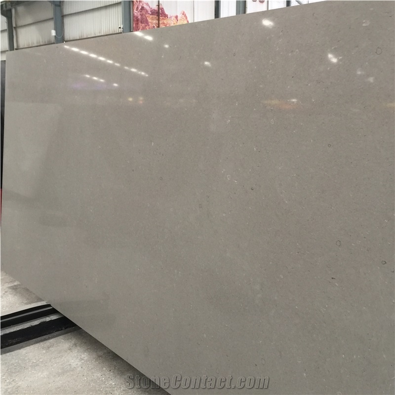 White Carrara Quartz Stone Countertop Slab Msq4005