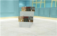 Marble Quartz Stone Tiles Display Rack
