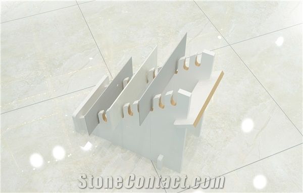Marble Quartz Stone Tiles Display Rack