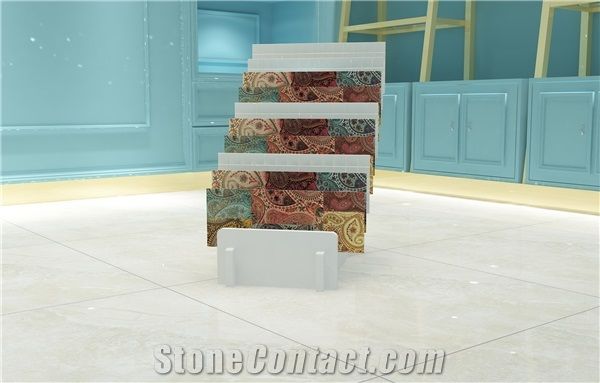 Marble Quartz Stone Tiles Display Rack