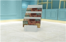 Marble Quartz Stone Tiles Display Rack