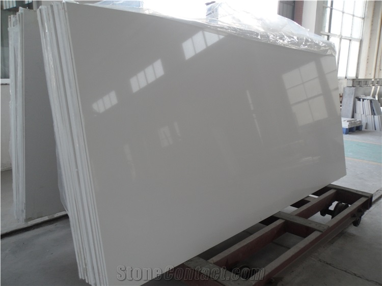 Pure White Engineered Quartz Stone
