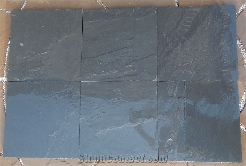 Jak Black Slate Stone Tiles