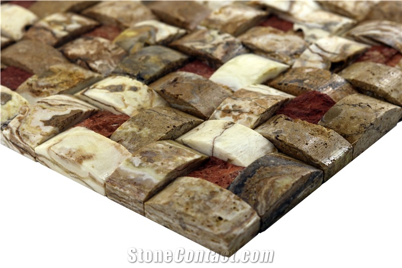 Dt11 Bayburt Decorative Natural Stone Wall Cladding Mosaic
