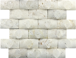 Dt14 Siirt Decorative Natural Mosaic Stone Wall Cladding