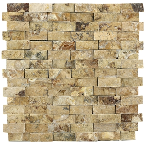 Dt18 Malatya Decorative Natural Stone Split Face Mosaic Wall Cladding