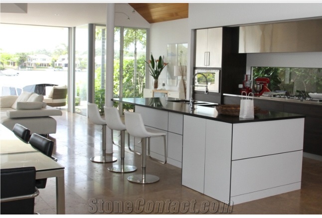 Guava Quartz Kitchen Countertops