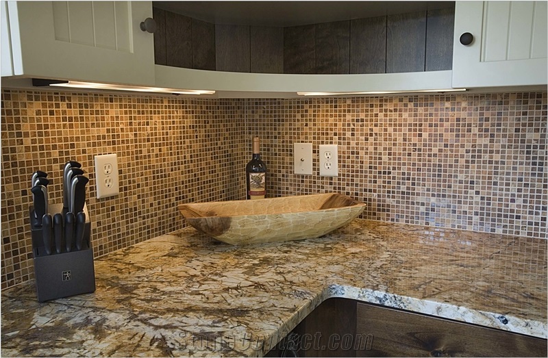 Juparana Persa Granite Kitchen Countertop