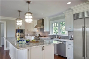 Calacatta Latte Quartzite Kitchen Countertop