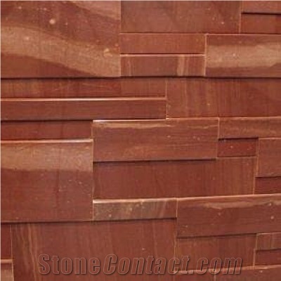 Shoksha Crimson Quartzite Wall Cladding