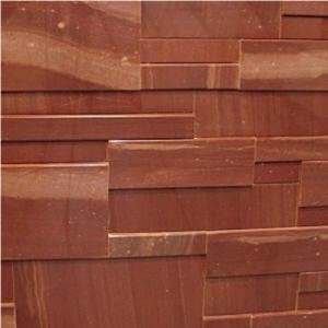 Shoksha Crimson Quartzite Wall Cladding