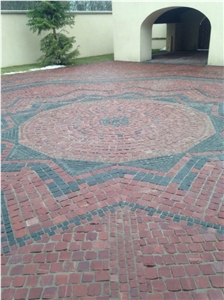 Shoksha Quartzite Paving with Drugoletsky Gabbro