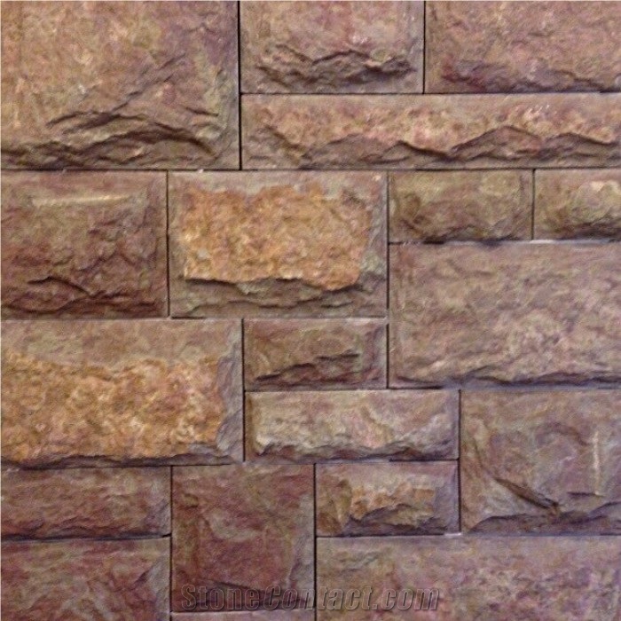 Staroladozhsky Dolomite Mushroomed Exterior Wall