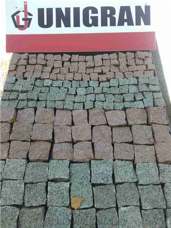 Unigran Grey Ukraine Cube Stone