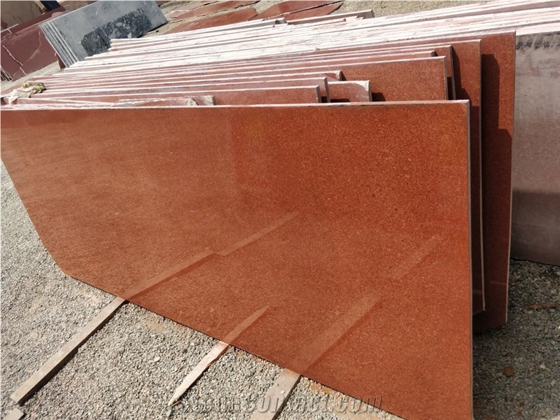Lakha Red Granite Slabs