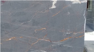 Golden Black Marble Block, Iran Black Marble