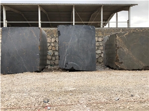 Golden Black Marble Block, Iran Black Marble