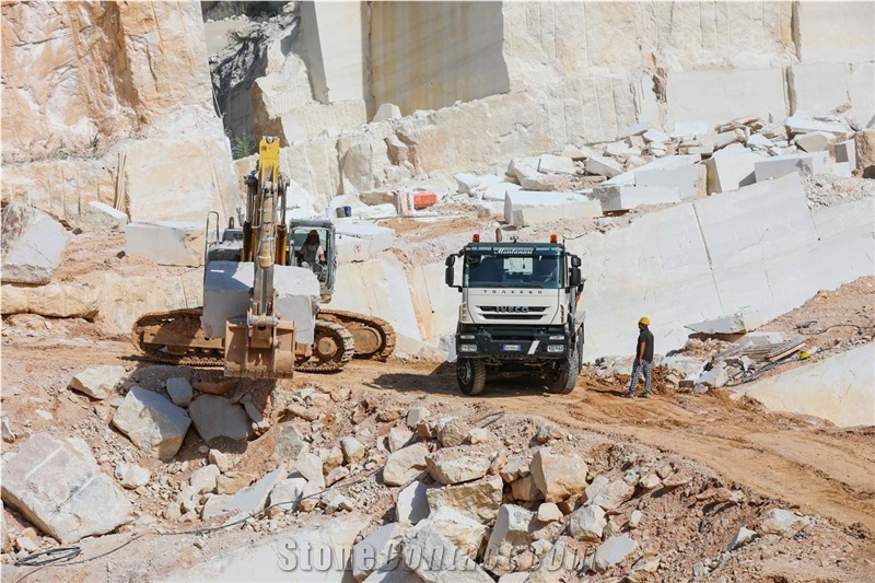 Italian Classic Beige Marble-Botticino Classico Blocks