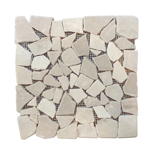 Beige Marble Tumbled Mosaic Palladien