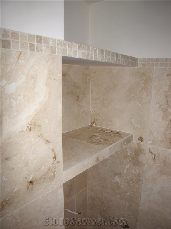 Travertine Ivory Onyx H/F 61cm X 61cm X 1,2cm