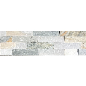 Grey White and Cream-Colored Ledge Stone