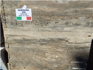 Travertino Ocean Black Quarry Blocks Travertino Ocean Black Quarry Blocks