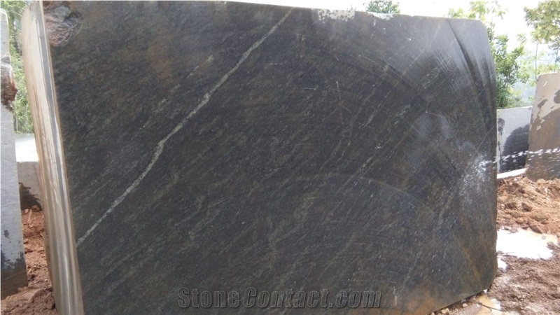 Oceanic Green Granite Block, Green Grain Granite Block