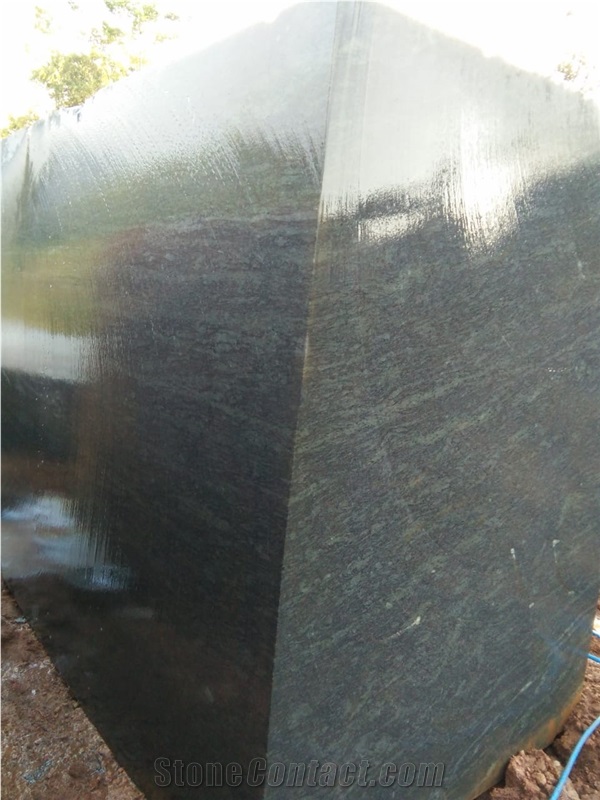 Oceanic Green Granite Block, Green Grain Granite Block