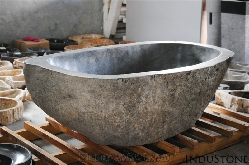 River Stone Bath Industone