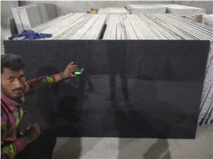 R Black Slabs, Rajasthan Black Granite Slabs