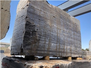 Silver Travertine Blocks