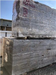 Silver Travertine Blocks